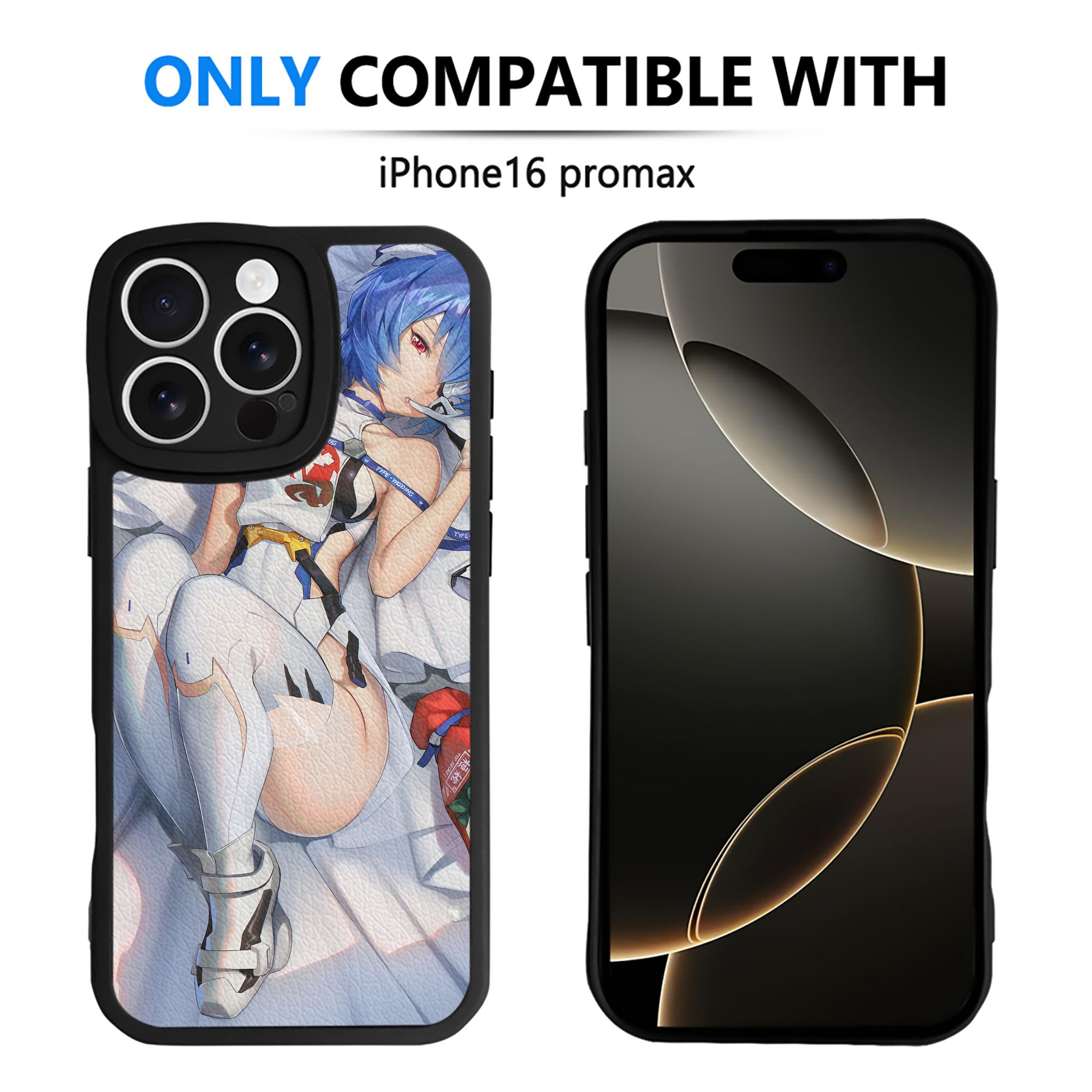 （画像用） EVA 新世紀エヴァンゲリオン 【iPhone 16シリーズ対応】シリコンスマホケース（レザー調） 材質：シリコン